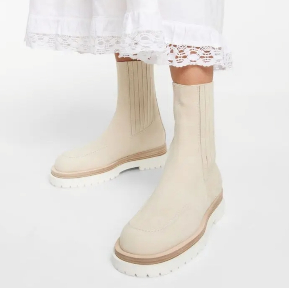 ❄️ MAGDA BUTRYM Paneled Leather Boots Size 39